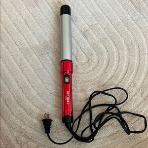 Bed Head Red and Silver Curling Iron